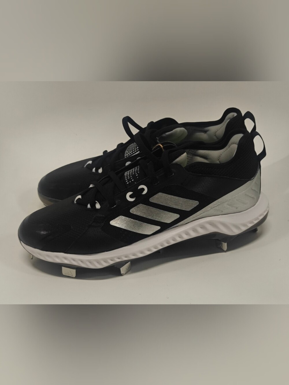 Adidas Women's PureHustle Metal Softball Cleat Black EG5634 Size 8.5